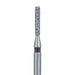 Long Cylinder Diamond Bur, 1.2mm Ø, Super Coarse, FG - 837H-012-FG - Avtec Dental