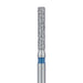 Long Cylinder Diamond Bur, 1.4mm Ø, Medium, HP - 837L-014-HP - Avtec Dental