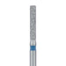 Long Cylinder Diamond Bur, 1.4mm Ø, Medium, FG - 837L-014-FG - Avtec Dental