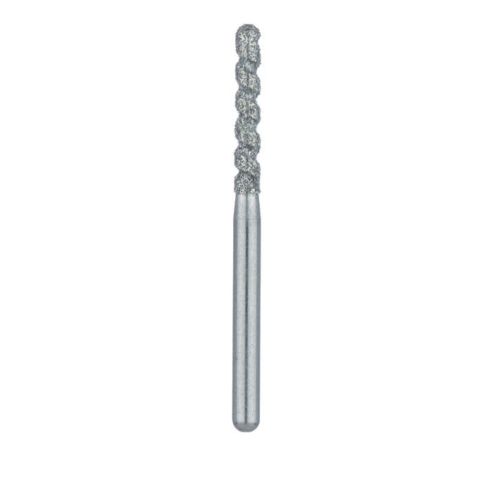 Long Cylinder Diamond Bur, Cool & Efficient, 1.6mm Ø, Medium, FG - 837LD-016-FG - Avtec Dental
