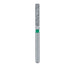 Single-Use Diamond Bur, Sterile, 25 Pack, 1.6mm Ø, Flat End Cylinder, 8mm Working Length, Coarse, FG - 0716.8C - Avtec Dental