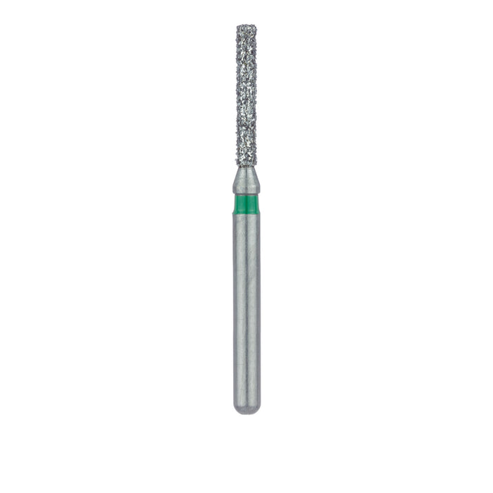 Long Cylinder Diamond Bur, 1.2mm Ø, Coarse, FG - 837LG-012-FG - Avtec Dental