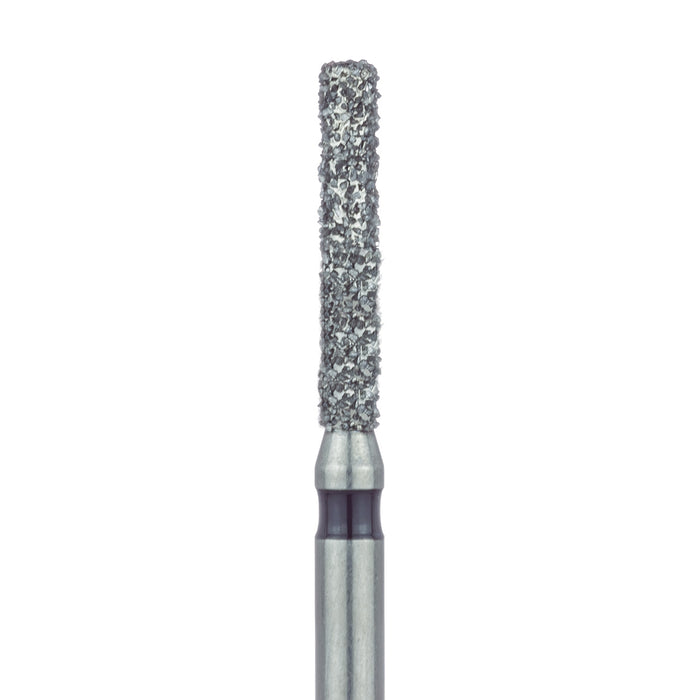Long Cylinder Diamond Bur, 1.4mm Ø, Super Coarse, FG - 837LH-014-FG - Avtec Dental
