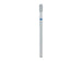 Long Round End Cylinder Diamond Bur, 2.7mm Ø, Medium, HP - 838L-027-HP - Avtec Dental