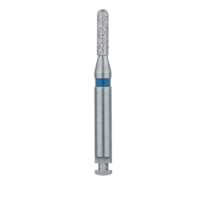 Long Round End Cylinder Diamond Bur, 1.6mm Ø, Medium, RA - 838L-016-RA - Avtec Dental