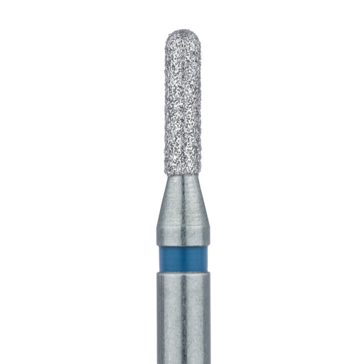 Long Round End Cylinder Diamond Bur, 1.6mm Ø, Medium, RA - 838L-016-RA - Avtec Dental