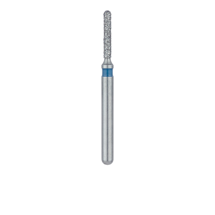 Long Round End Cylinder Diamond Bur, KS0, 1mm Ø, Medium, FG - 838L-010-FG - Avtec Dental