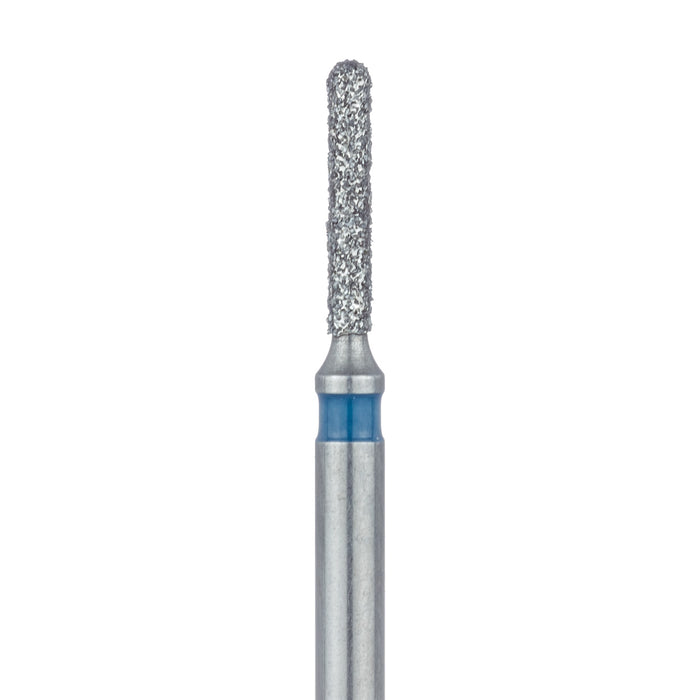 Long Round End Cylinder Diamond Bur, KS0, 1mm Ø, Medium, FG - 838L-010-FG - Avtec Dental