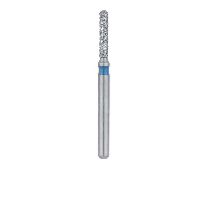 Long Round End Cylinder Diamond Bur, 1.2mm Ø, Medium, FG - 838L-012-FG - Avtec Dental