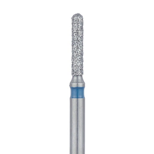 Long Round End Cylinder Diamond Bur, 1.2mm Ø, Medium, FG - 838L-012-FG - Avtec Dental