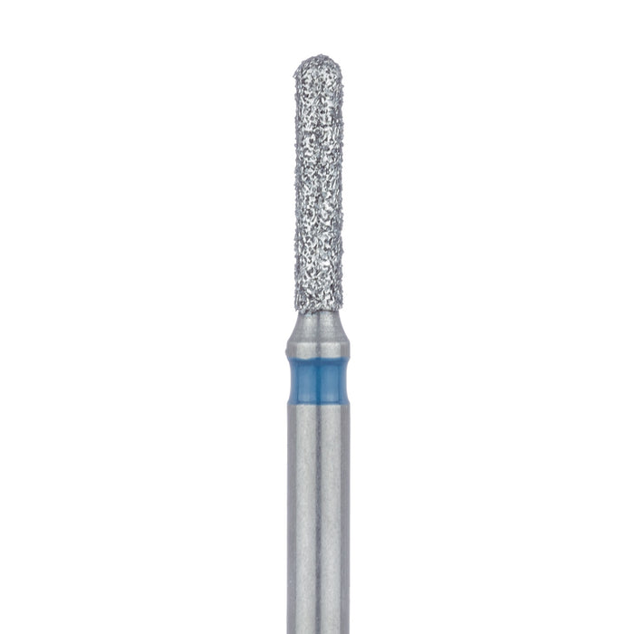 Long Round End Cylinder Diamond Bur, 1.2mm Ø, Medium, FG - 838L-012-FG - Avtec Dental