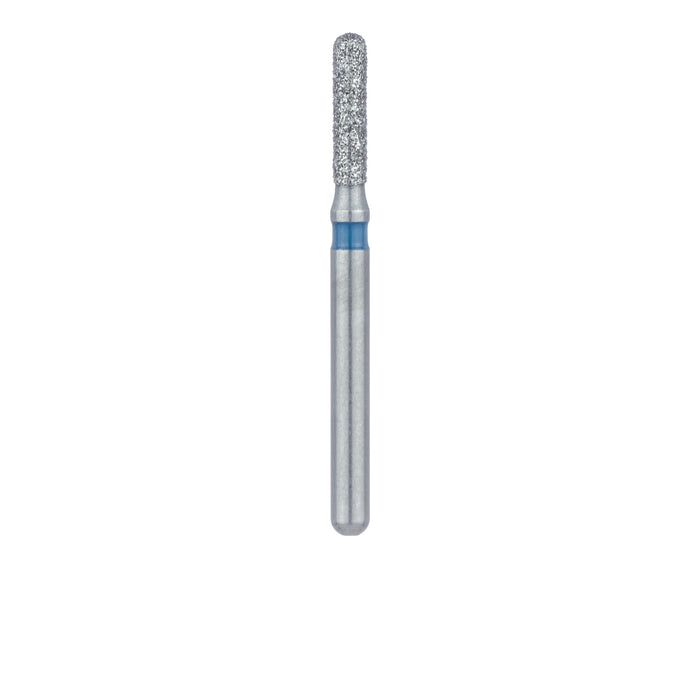 Long Round End Cylinder Diamond Bur, 1.4mm Ø, Medium, FG - 838L-014-FG - Avtec Dental