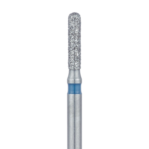 Long Round End Cylinder Diamond Bur, 1.4mm Ø, Medium, FG - 838L-014-FG - Avtec Dental