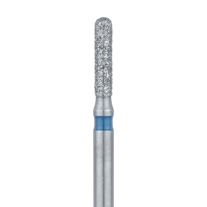 Long Round End Cylinder Diamond Bur, 1.4mm Ø, Medium, FG - 838L-014-FG - Avtec Dental
