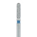 Long Round End Cylinder Diamond Bur, 1.6mm Ø, Medium, HP - 838L-016-HP - Avtec Dental