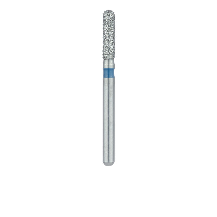 Long Round End Cylinder Diamond Bur, 1.6mm Ø, Medium, FG - 838L-016-FG - Avtec Dental