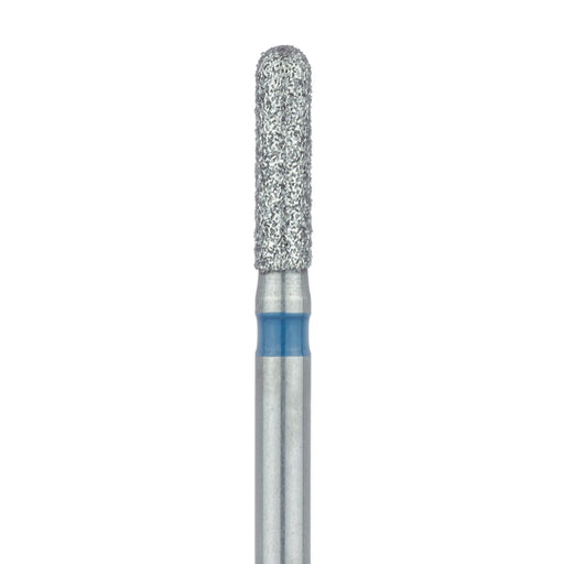 Long Round End Cylinder Diamond Bur, 1.6mm Ø, Medium, FG - 838L-016-FG - Avtec Dental