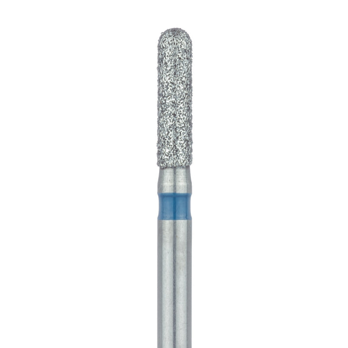 Long Round End Cylinder Diamond Bur, 1.6mm Ø, Medium, FG - 838L-016-FG - Avtec Dental
