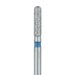 Long Round End Cylinder Diamond Bur, 1.6mm Ø, Medium, FG - 838L-016-FG - Avtec Dental