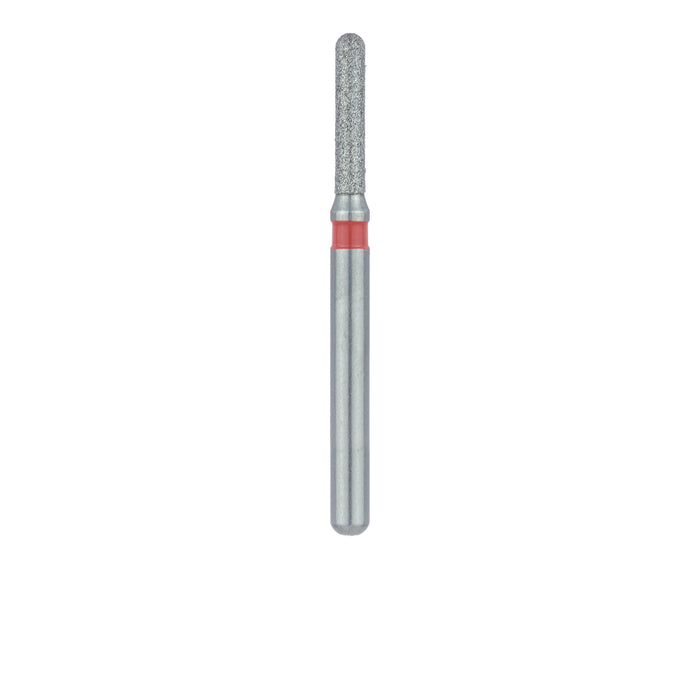 Long Round End Cylinder Diamond Bur, 1.2mm Ø, Fine, FG - 838LF-012-FG - Avtec Dental
