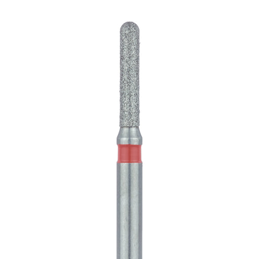 Long Round End Cylinder Diamond Bur, 1.2mm Ø, Fine, FG - 838LF-012-FG - Avtec Dental