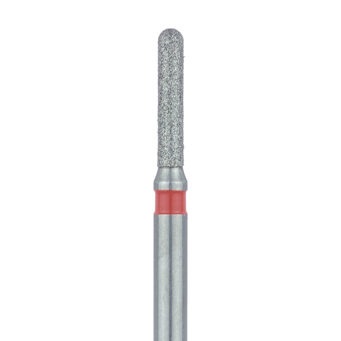 Long Round End Cylinder Diamond Bur, 1.2mm Ø, Fine, FG - 838LF-012-FG - Avtec Dental