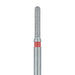 Long Round End Cylinder Diamond Bur, 1.2mm Ø, Fine, FG - 838LF-012-FG - Avtec Dental