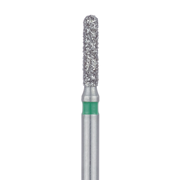 Long Round End Cylinder Diamond Bur, 1.4mm Ø, Coarse, FG - 838LG-014-FG - Avtec Dental