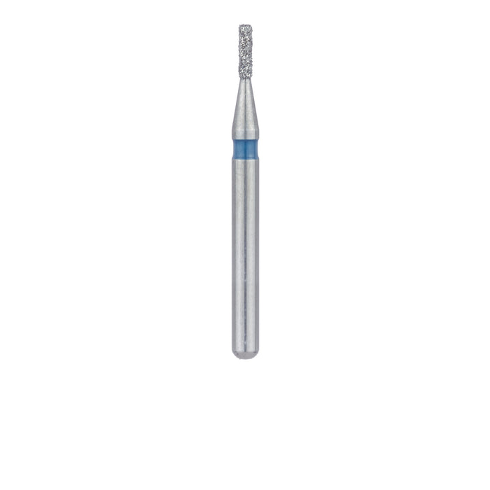 Round Edge Cylinder Diamond Bur, 0.8mm Ø, Medium, FG - 840-008-FG - Avtec Dental