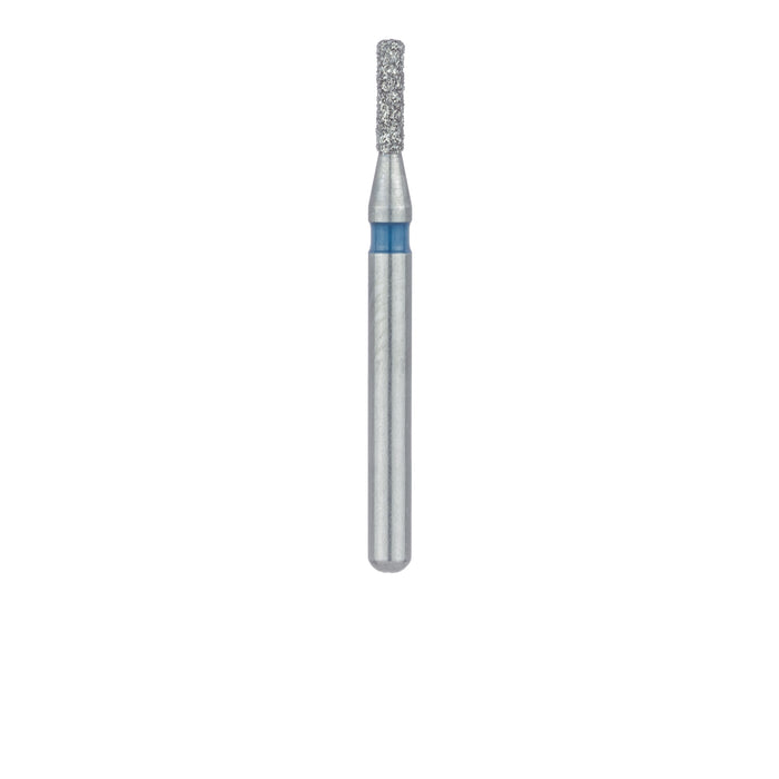 Round Edge Cylinder Diamond Bur, 1mm Ø, Medium, FG - 840-010-FG - Avtec Dental