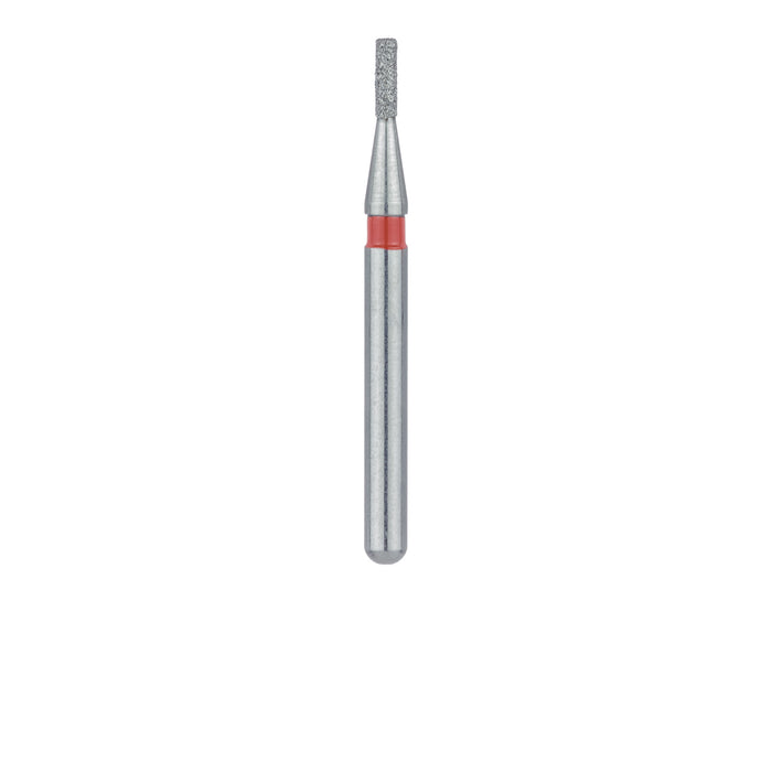 Round Edge Cylinder Diamond Bur, 0.8mm Ø, Fine, FG - 840F-008-FG - Avtec Dental