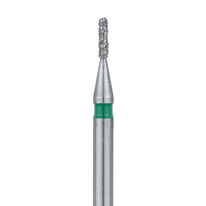 Round Edge Cylinder Diamond Bur, 0.8mm Ø, Coarse, FG - 840G-008-FG - Avtec Dental