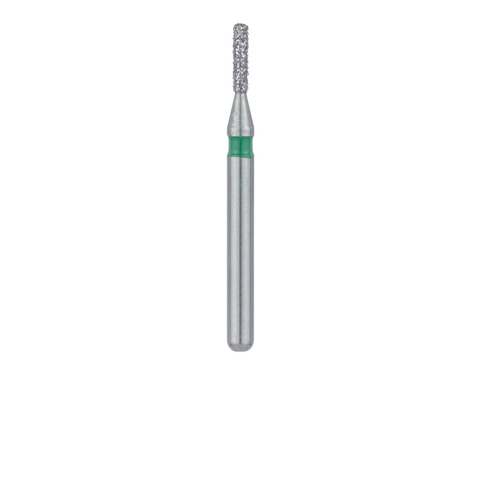 Round Edge Cylinder Diamond Bur, 1mm Ø, Coarse, FG - 840G-010-FG - Avtec Dental