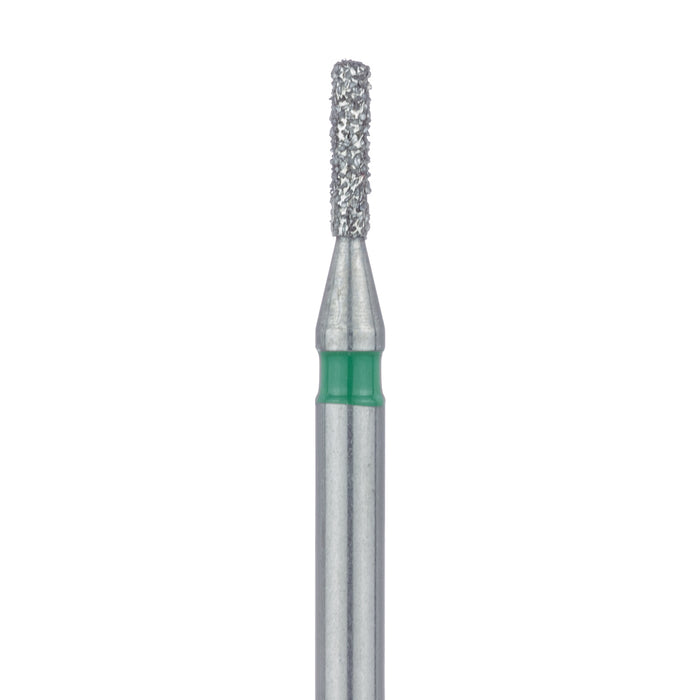 Round Edge Cylinder Diamond Bur, 1mm Ø, Coarse, FG - 840G-010-FG - Avtec Dental
