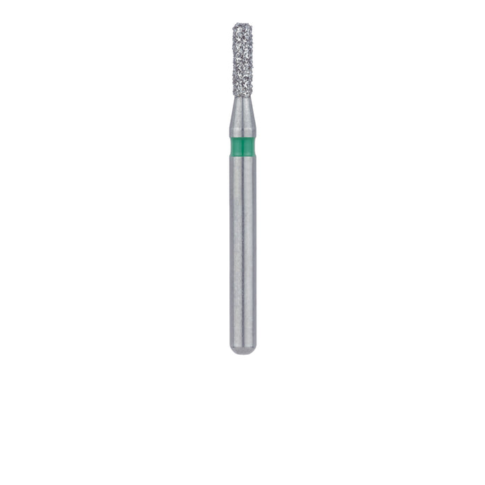 Round Edge Cylinder Diamond Bur, 1.2mm Ø, Coarse, FG - 840G-012-FG - Avtec Dental
