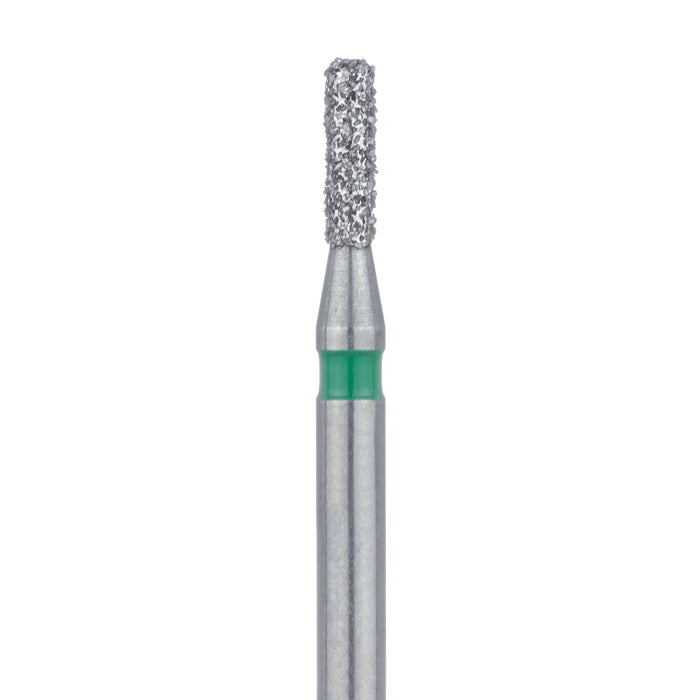 Round Edge Cylinder Diamond Bur, 1.2mm Ø, Coarse, FG - 840G-012-FG - Avtec Dental