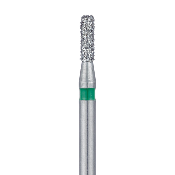 Round Edge Cylinder Diamond Bur, 1.4mm Ø, Coarse, FG - 840G-014-FG - Avtec Dental