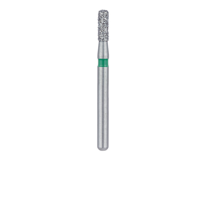 Round Edge Cylinder Diamond Bur, 1.6mm Ø, Coarse, FG - 840G-016-FG - Avtec Dental