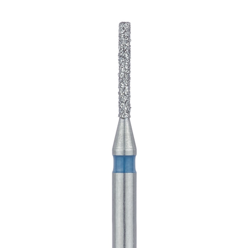 Round Edge Long Cylinder Diamond Bur, 0.8mm Ø, Medium, FG - 841-008-FG - Avtec Dental