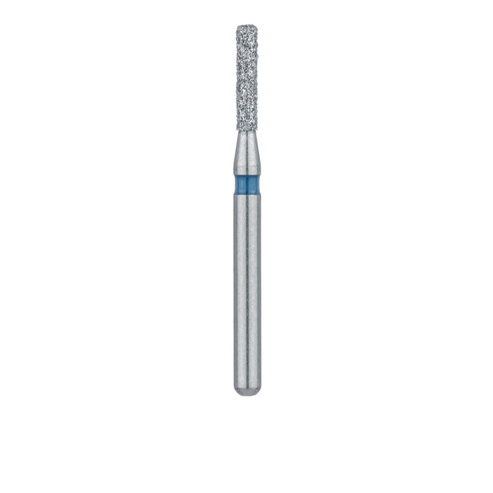 Round Edge Long Cylinder Diamond Bur, 1.2mm Ø, Medium, FG - 841-012-FG - Avtec Dental