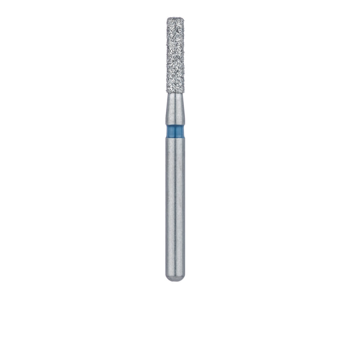 Round Edge Long Cylinder Diamond Bur, 1.4mm Ø, Medium, FG - 841-014-FG - Avtec Dental