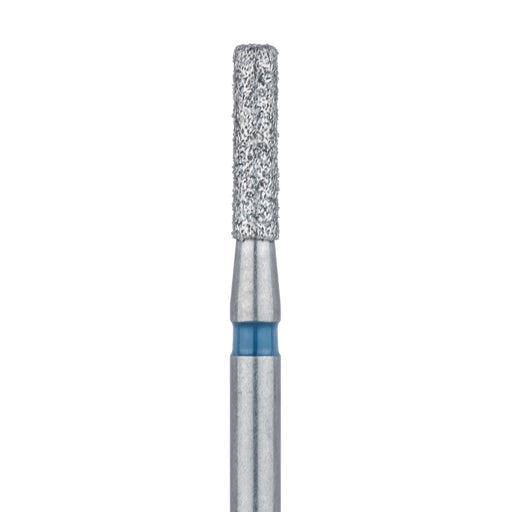 Round Edge Long Cylinder Diamond Bur, 1.4mm Ø, Medium, FG - 841-014-FG - Avtec Dental