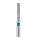 Round Edge Long Cylinder Diamond Bur, 1.4mm Ø, Medium, FG - 841-014-FG - Avtec Dental