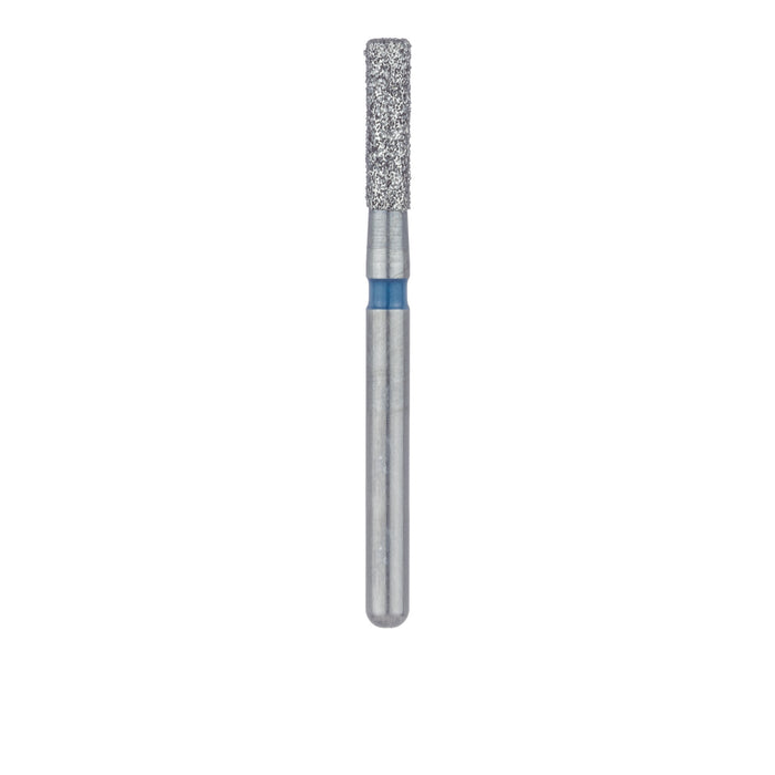 Round Edge Long Cylinder Diamond Bur, 1.6mm Ø, Medium, FG - 841-016-FG - Avtec Dental