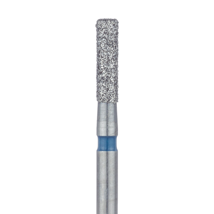 Round Edge Long Cylinder Diamond Bur, 1.6mm Ø, Medium, FG - 841-016-FG - Avtec Dental