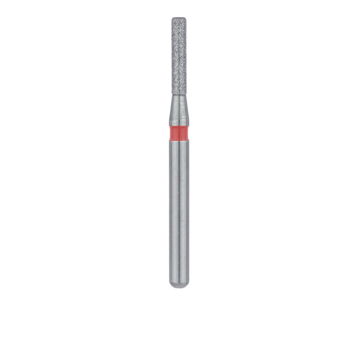 Round Edge Long Cylinder Diamond Bur, 1.2mm Ø, Fine, FG - 841F-012-FG - Avtec Dental
