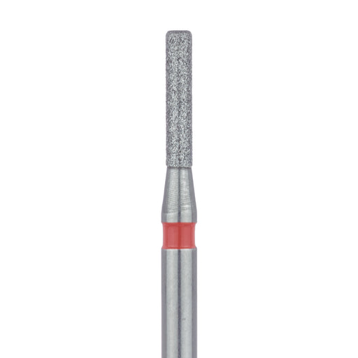 Round Edge Long Cylinder Diamond Bur, 1.2mm Ø, Fine, FG - 841F-012-FG - Avtec Dental