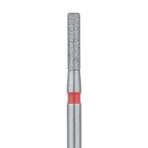 Round Edge Long Cylinder Diamond Bur, 1.4mm Ø, Fine, FG - 841F-014-FG - Avtec Dental