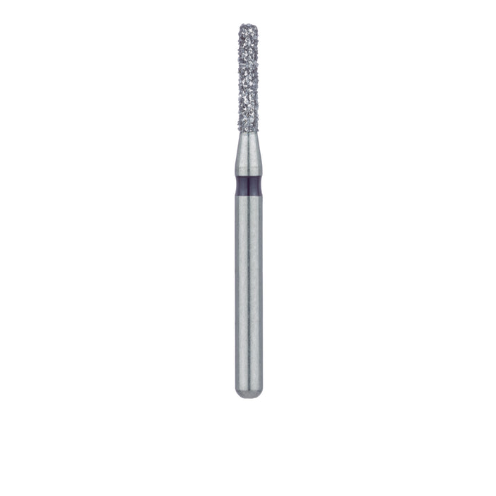 Round Edge Long Cylinder Diamond Bur, 1.2mm Ø, Super Coarse, FG - 841H-012-FG - Avtec Dental