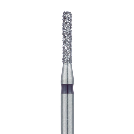 Round Edge Long Cylinder Diamond Bur, 1.2mm Ø, Super Coarse, FG - 841H-012-FG - Avtec Dental